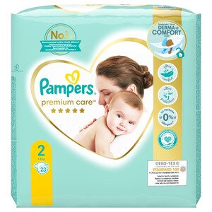 Pampers Premium Care No2 4-8Kg 23 Pieces