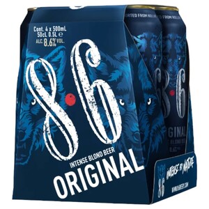 Bavaria 8.6% Alcohol Can 500Ml X4