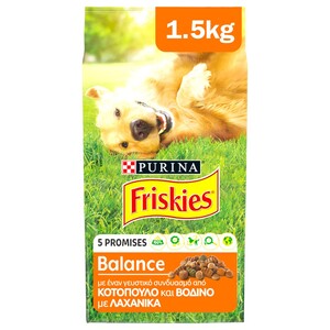 Friskies Balance For Adult Dogs Chicken & Vegetables 1.5Kg