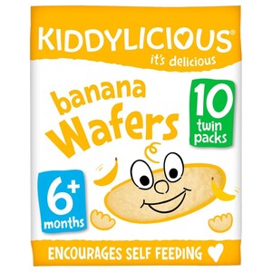 Kiddylicious 6Months+ Banana Wafers 4G X10