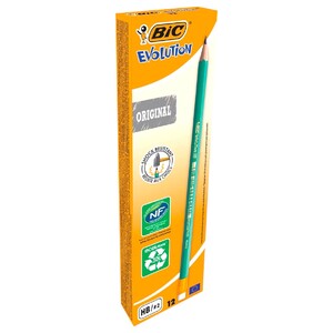 Bic Conte Evolution Pencil Box 12Pcs