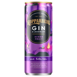 Kopparberg Gin & Lemonade Mixed Fruit 25Cl