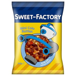 Sweet Factory Mini Cola Bottles 160G