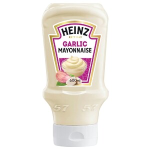 Heinz Mayonnaise Squeezy Garlic 600Ml + 20% Offer