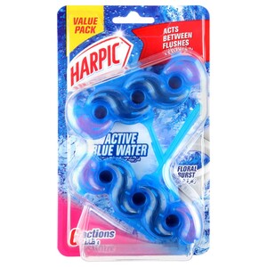 Harpic Toilet Rim Block Fresh Floral Blossom 35G 2Pcs