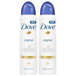 Dove Deodorant Original Moisturizing Cream 150Ml X2