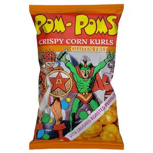 Pom Poms Crispy Corn Kurls Gluten Free 40G