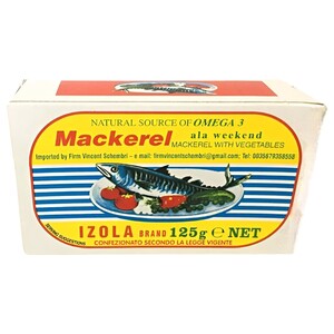 Izola Brand Mackerel 125G