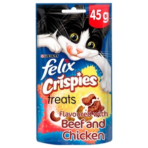 Felix Crispies Beef & Chicken 45G