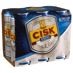 Cisk Excel Can 50Cl X6