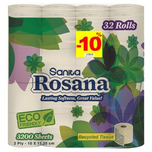 Rosana Toilet Paper Kraft 32 Rolls 10% Off
