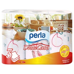Perla Kitchen Towel Dolce Casa 3Ply 3Rolls