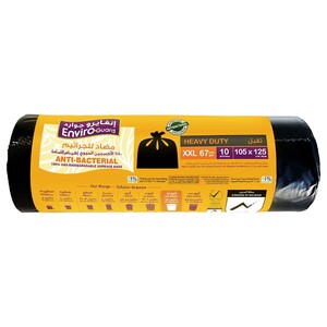 Enviro Care Black Roll Garbage Bag 105X125cm