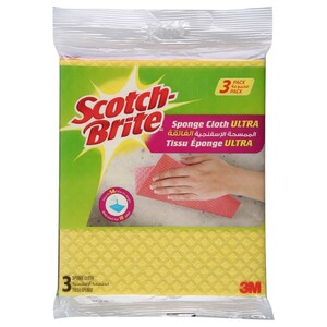 Scotch Brite Ultra Sponge Cloth 3 Pieces