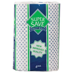 Super Save Toilet Paper 6Rolls