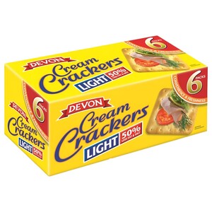 Devon Light Cream Crackers 6Pcs 175G