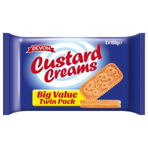Devon Custard Cream Biscuit 150G X2