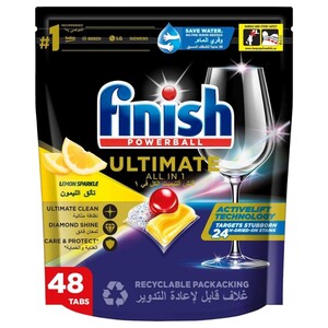 Finish Ultimate All In One Lemon 48 Tabs