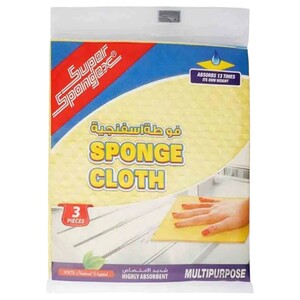 Super Sponge Cloth Small 3Pcs