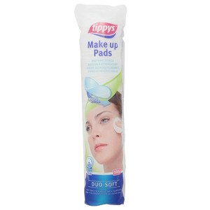 Tippys Make Up Pads Duo Soft 100 Pieces