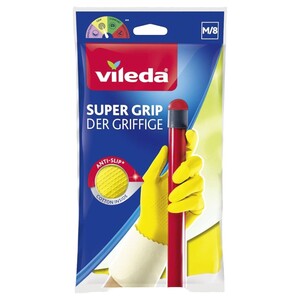 Vileda Gloves Super Grip Medium
