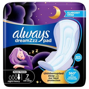 Always Feminine Pad Maxi Thick Night+ 7 Pieces