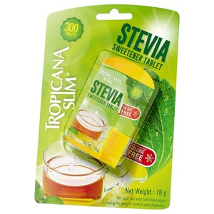 Tropicana Slim Calorie Free Stevia Sweetener 300 Tablets 18G