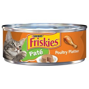Friskies Pate Poultry Platter Cat Food 156G