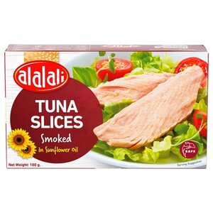 Al Alali Smoked Tuna Slices In Sunflower Oil 100G