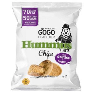 Mr. Riley's Gogo Healthier Hummus Chips Sour Cream & Onion 32G