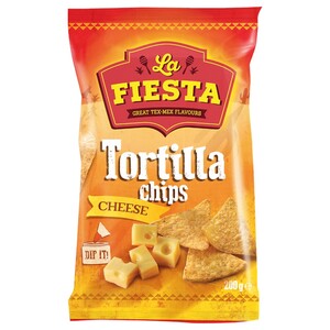 La Fiesta Tortilla Chips Cheese 200G