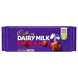 Cadbury Dairy Milk Fruit & Nut 180G