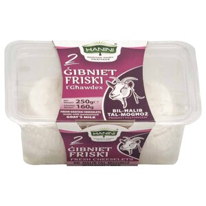 Hanini Fresh Goat Cheeselets 2Pcs 250G