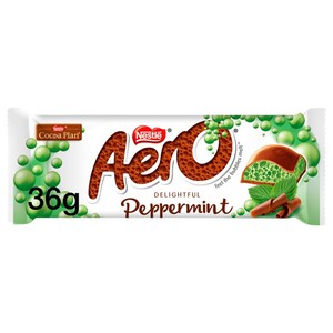 Aero Bubbly Bar Peppermint 36G