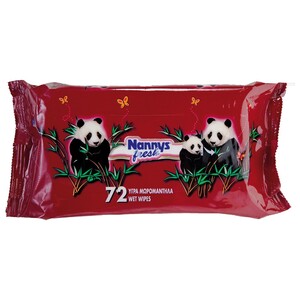 Nannys Fresh Wet Wipes 72 Sheets