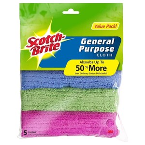 Scotch Brite Microfiber Cloth 5 Pieces