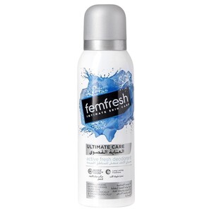 Femfresh Intimate Skin Care Deodorant Spray Active Fresh 125Ml