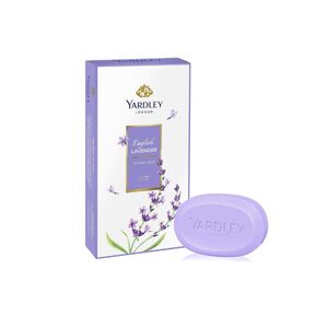 Yardley London English Lavender Soap, Long Lasting, Rich And Creamy Lather, Beautiful Scented Fragrance, Lavender Colour, 150 Gm , Pack Of 3