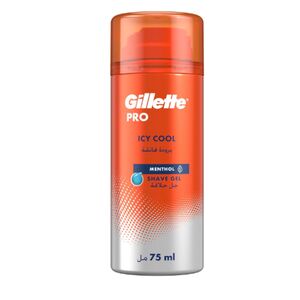 Gillette Pro Shave Gel Icy Cool Menthol 75Ml
