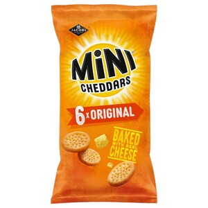 Jacob's Mini Cheddars 6 Original 138G