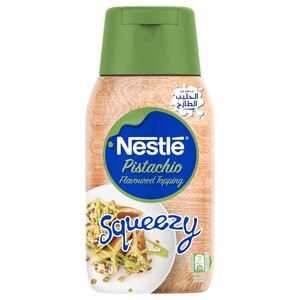 Nestle Squeezy Pistachio Sterilized Cream Bottle Condensed Milk 450G