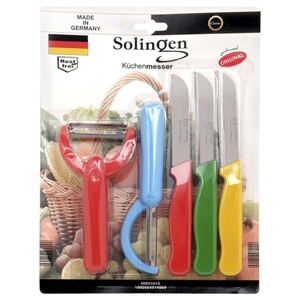 Solingen Knife + Peeler Hw01615 5Pcs