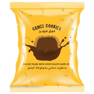 Camel Cookies With Chocolate Hazelnuts Biscuits 35G