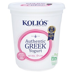 Kolios Authentic Greek Yogurt Fat Free 500G