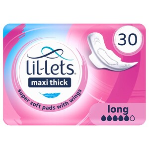 Lil-Lets Pads Maxi Wings Long 30Pcs