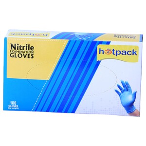 Hotpack Nitrile Gloves Large Powder Free 100 Pieces