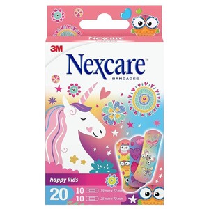Nexcare Happy Kids Plasters Magic Assorted 20 Pieces