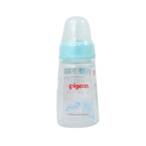 Pigeon Plastic Feeding Bottle 120Ml (Transparent)