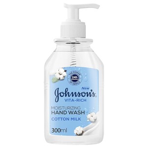 Johnson's Hand Wash Vita-Rich Cotton Milk 300Ml