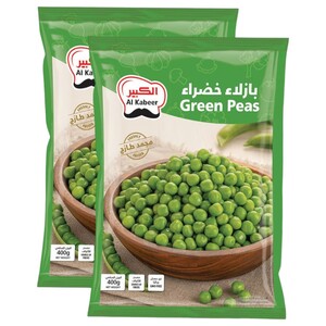 Al Kabeer Frozen Green Peas 400G X2